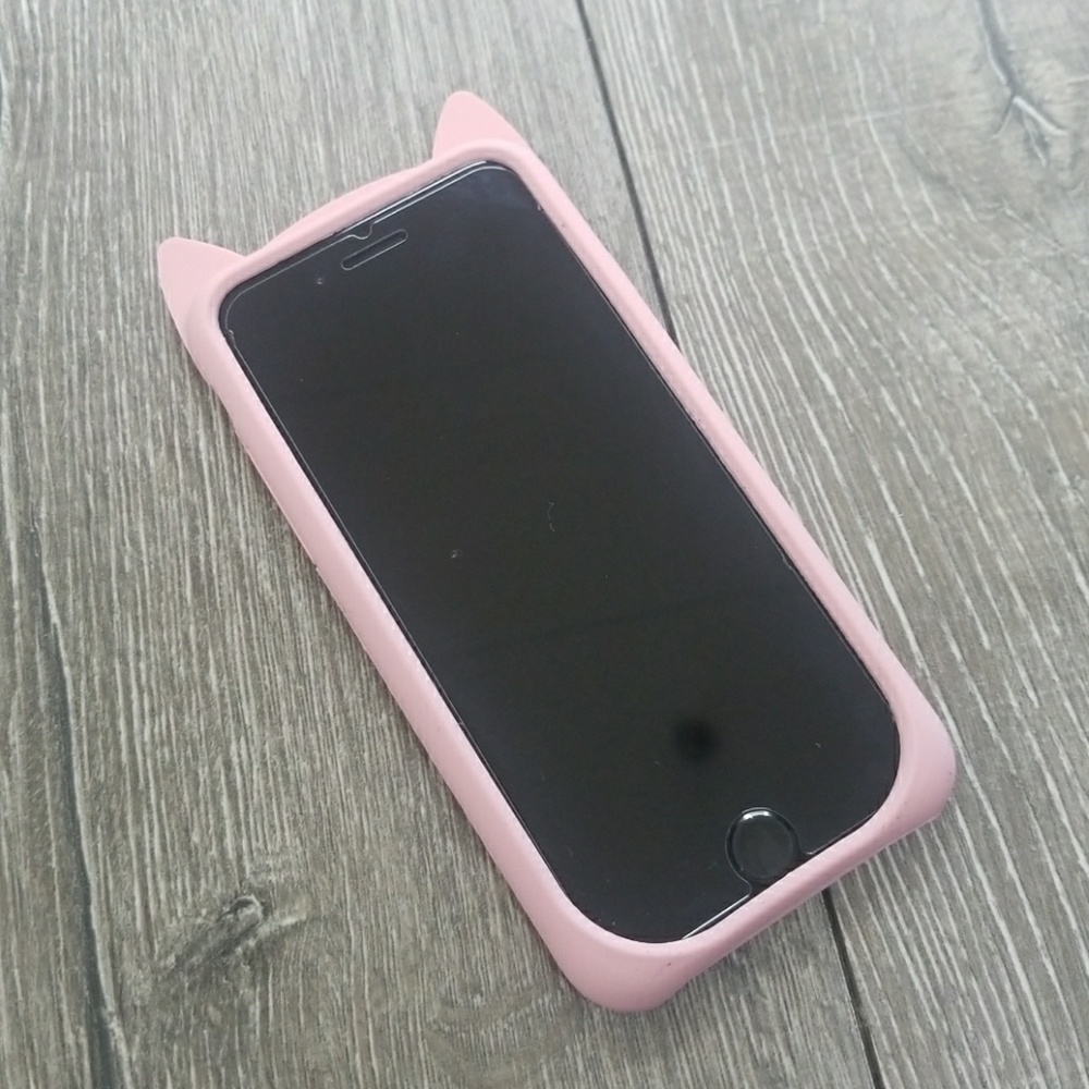 Iphone case silicone cute pink cat - Picture 4 of 6